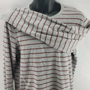 Levis Men's Size L Thermal LS Striped Shirt